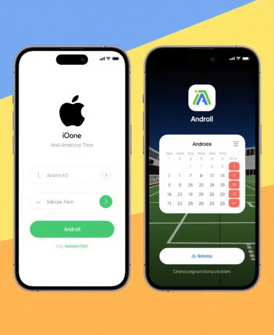 iOS与Android设备下载说明对比示意图