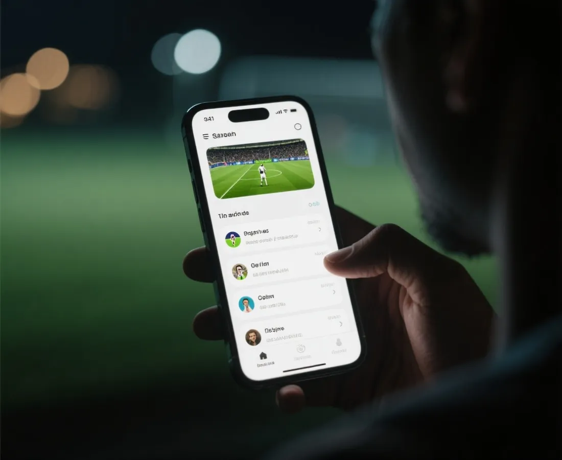 用户在移动端查看世界杯赛程提醒与即时动态的场景示意图